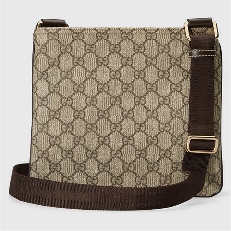 gucci mens leather messenger bags|shoulder bag gucci crossbody men's.